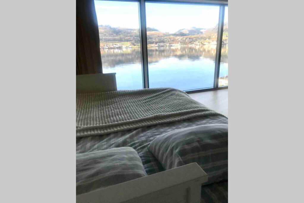 Panoramaresort In Hardangerfjorden Leilighet I Sjokanten Ved Hardangerfjorden For 7 Personer Boat , Sauna,Kajak, Sup For Rent Øystese エクステリア 写真