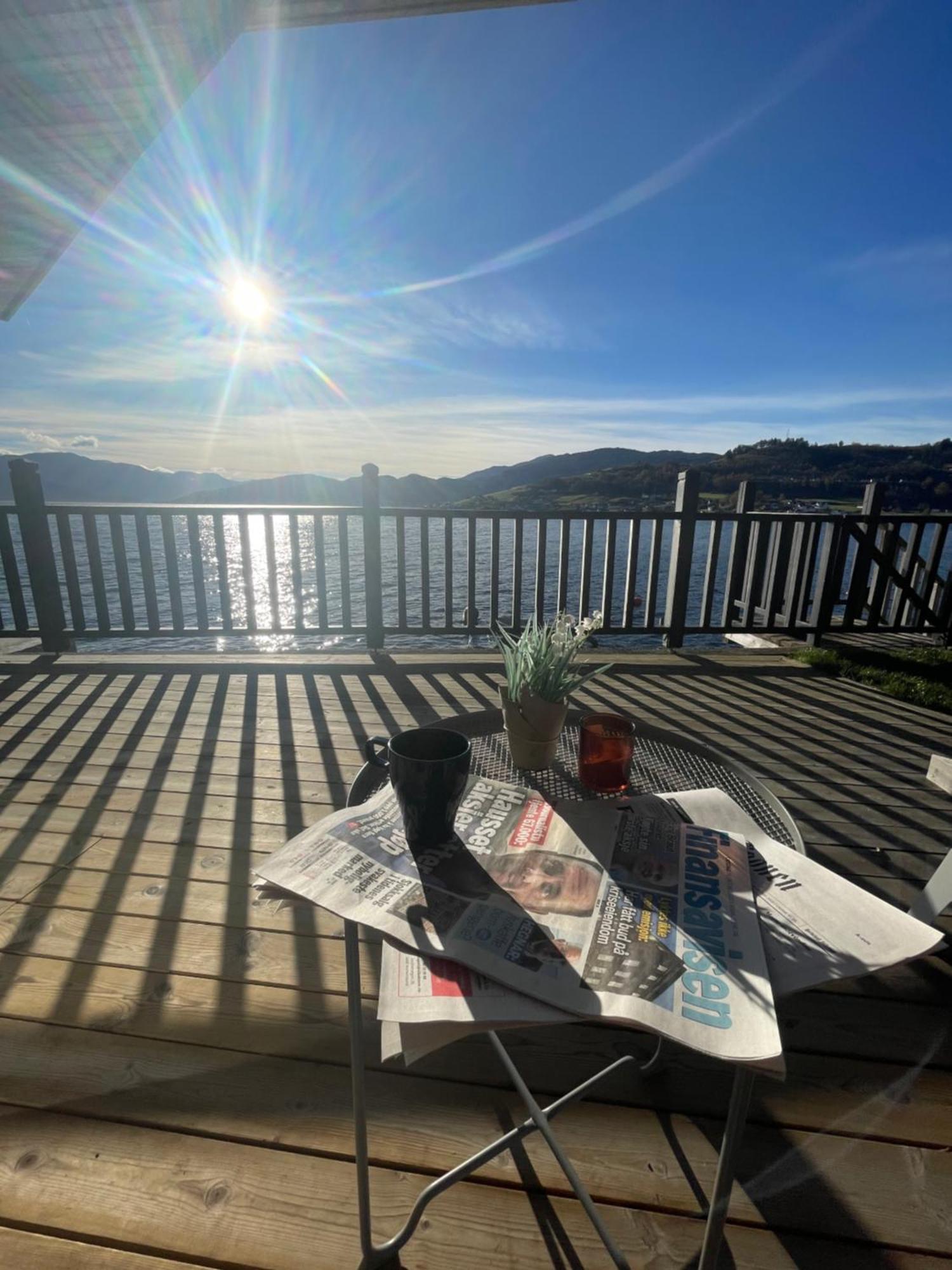 Panoramaresort In Hardangerfjorden Leilighet I Sjokanten Ved Hardangerfjorden For 7 Personer Boat , Sauna,Kajak, Sup For Rent Øystese エクステリア 写真